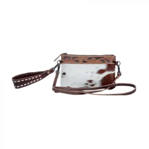Leather Tooled Belt Bag