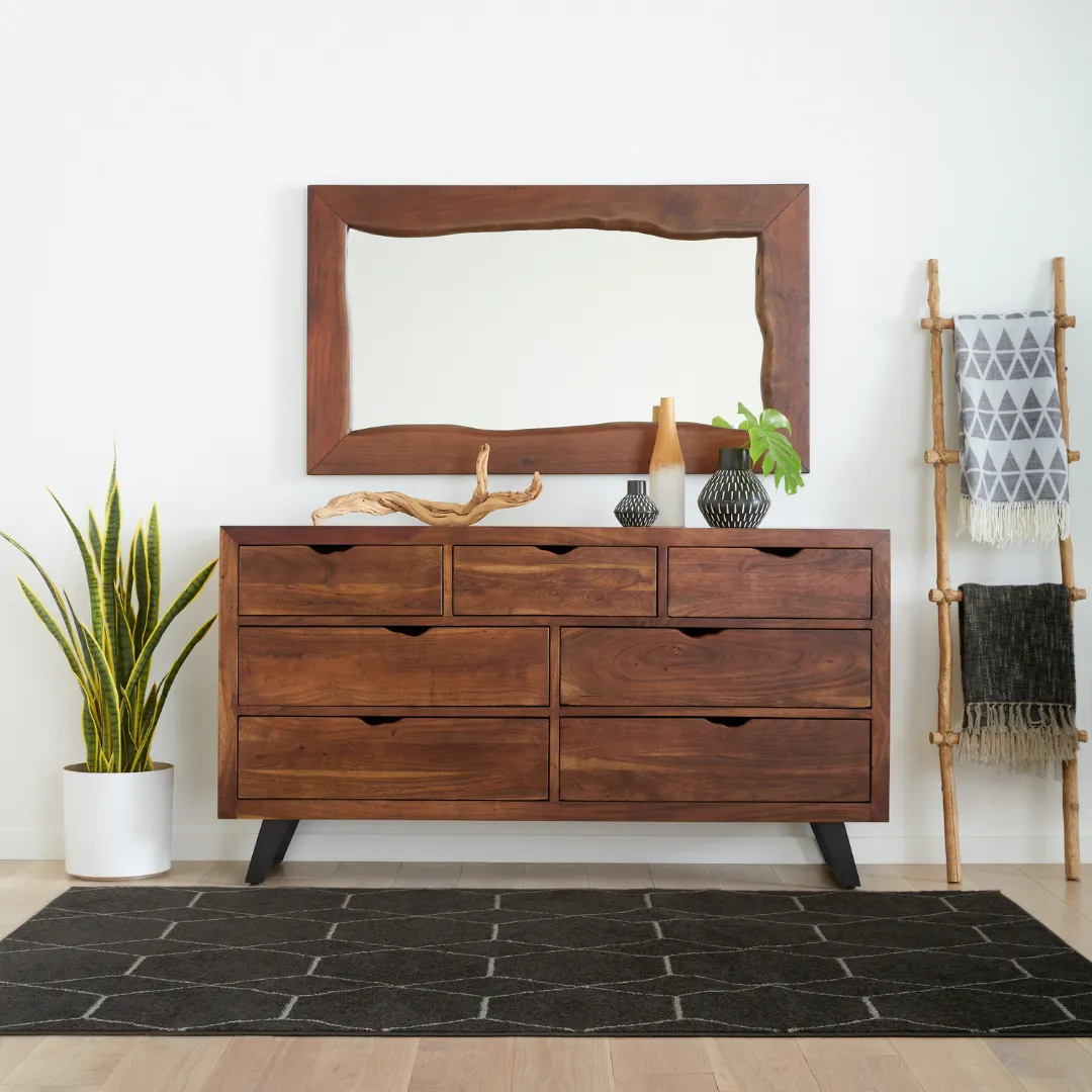Lehigh Loft Live-Edge Mirror
