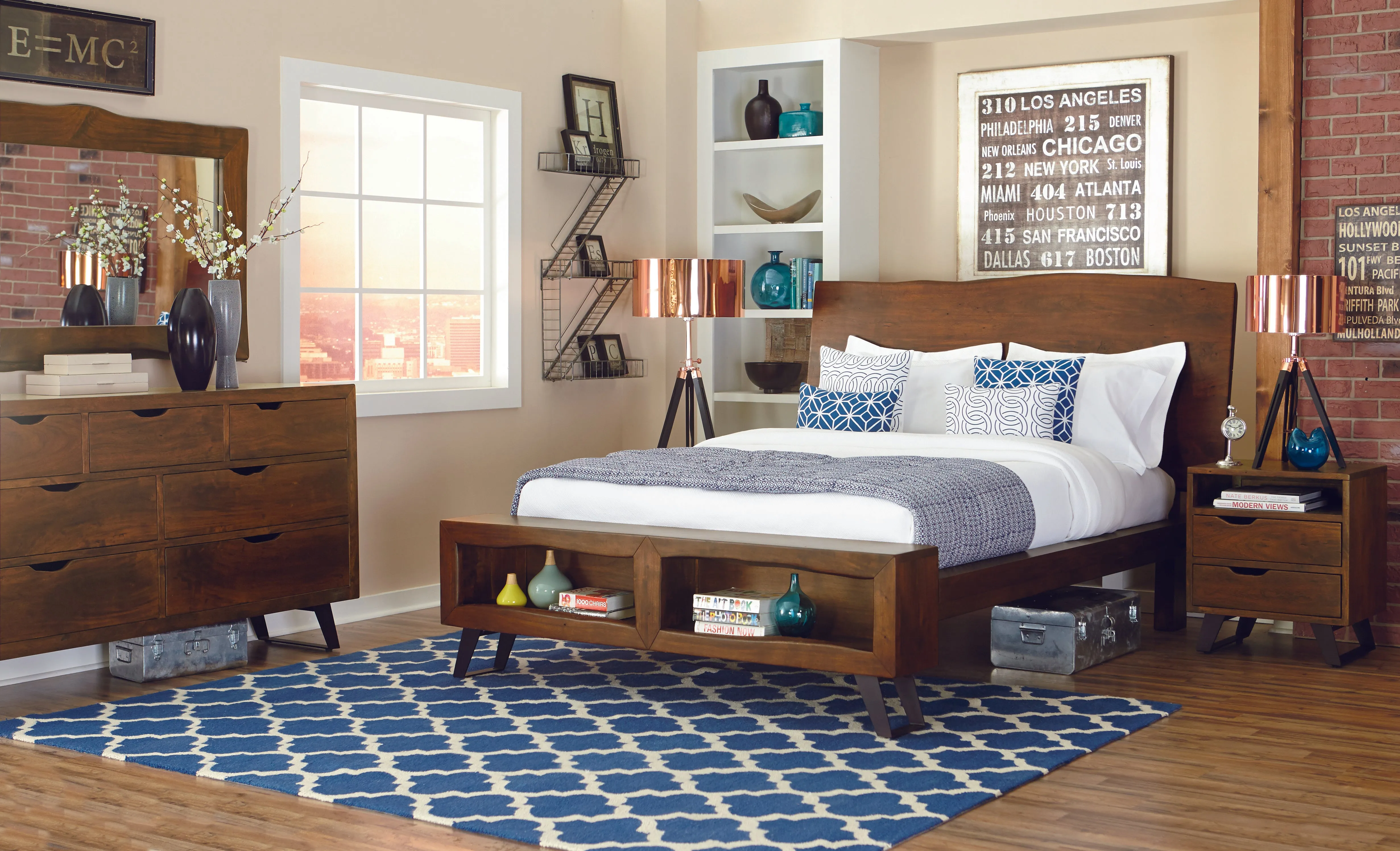 Lehigh Loft Live-Edge Mirror