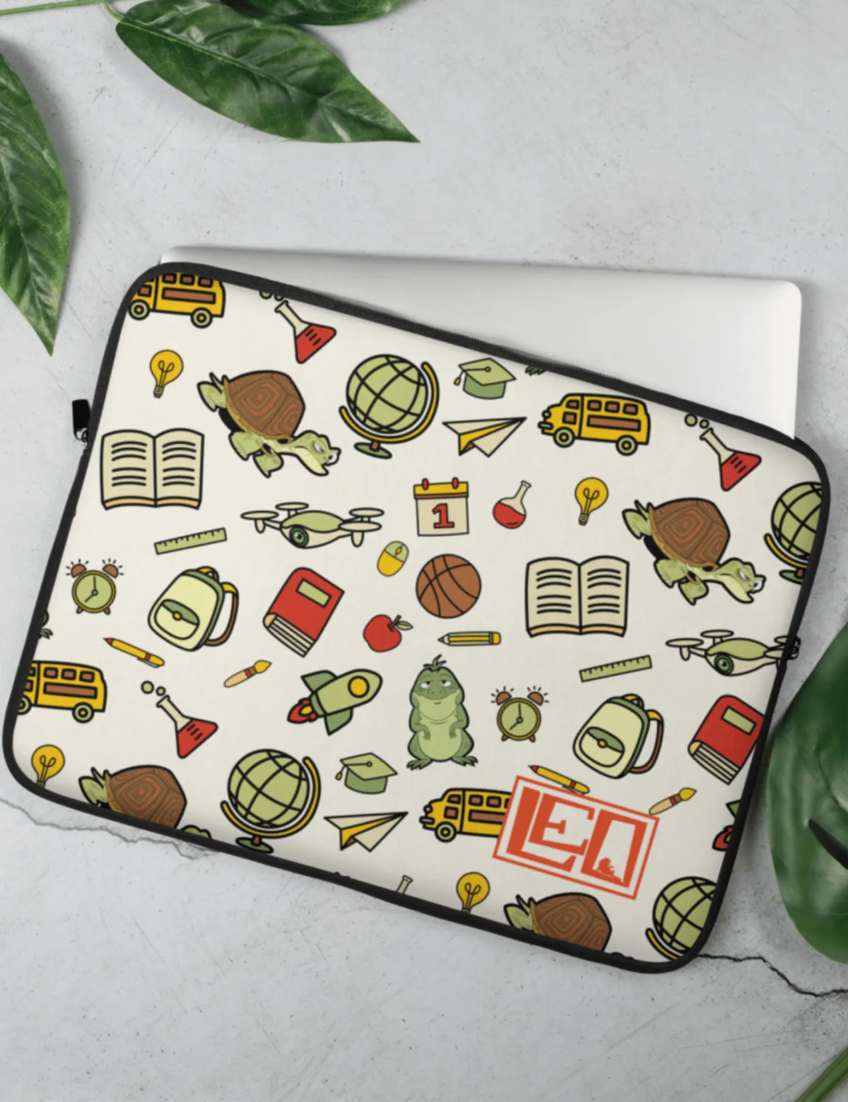 Leo Laptop Sleeve [Cream]