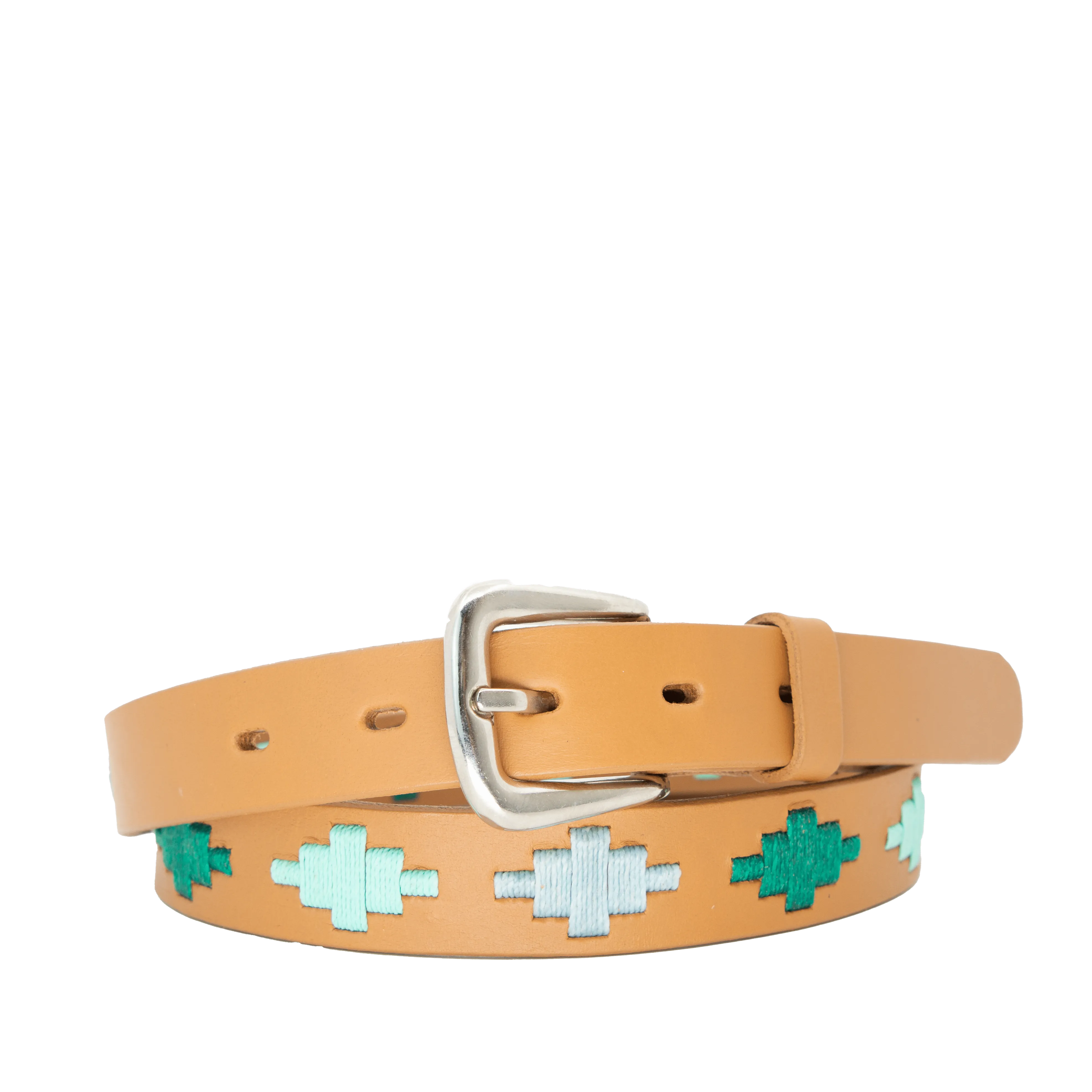 Limited Edition: Diamante Azul Women's Polo Belt - Thin