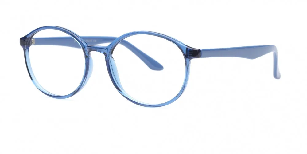 Loris Eyeglasses, Unisex Unbreakable Flexible Bendable Round TR90 Material, U-321