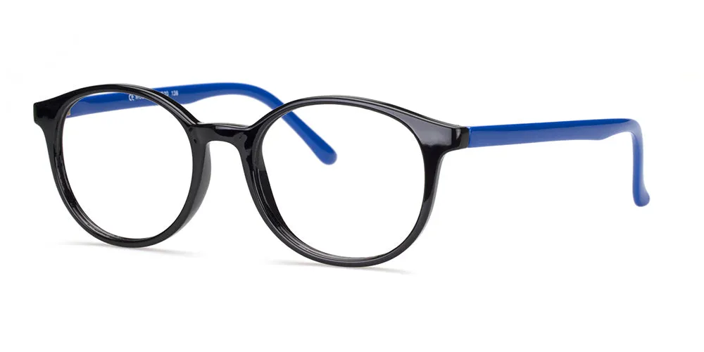 Loris Eyeglasses, Unisex Unbreakable Flexible Bendable Round TR90 Material, U-322