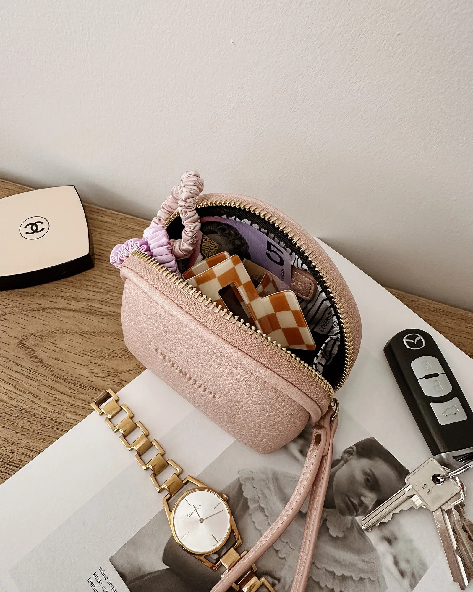 LOUENHIDE PAIGE PURSE - BLUSH