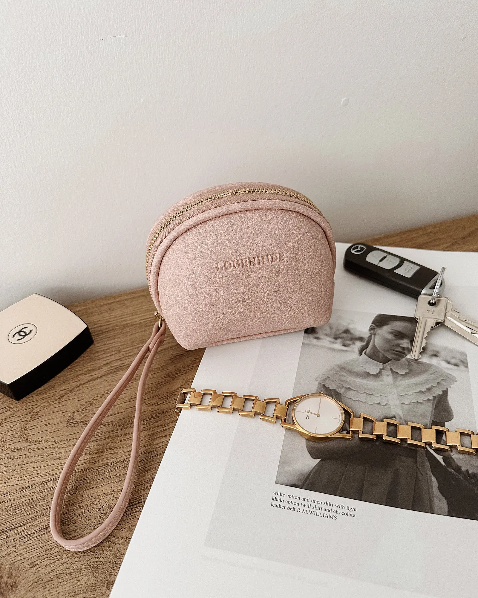 LOUENHIDE PAIGE PURSE - BLUSH