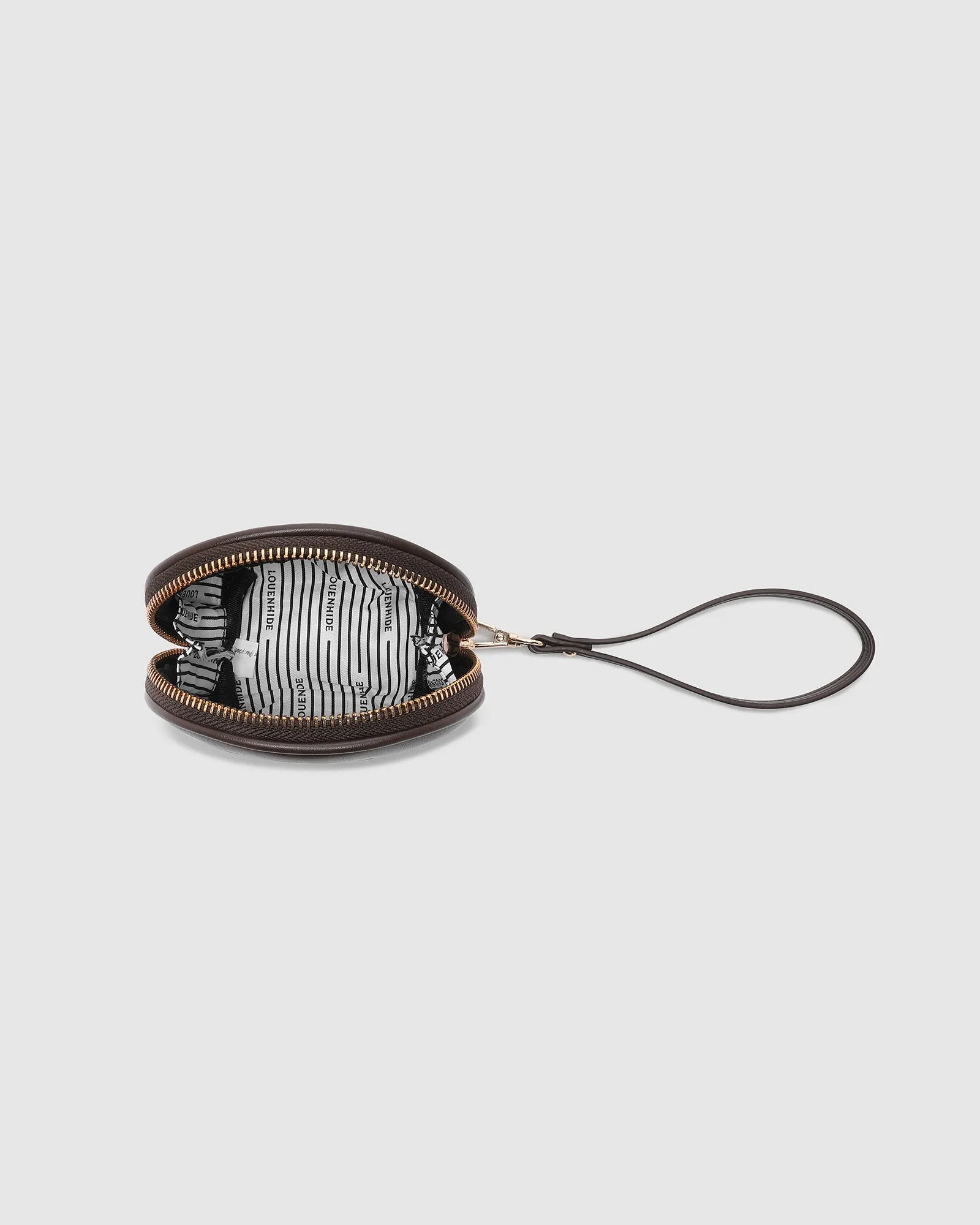 LOUENHIDE PAIGE PURSE - CHOCOLATE