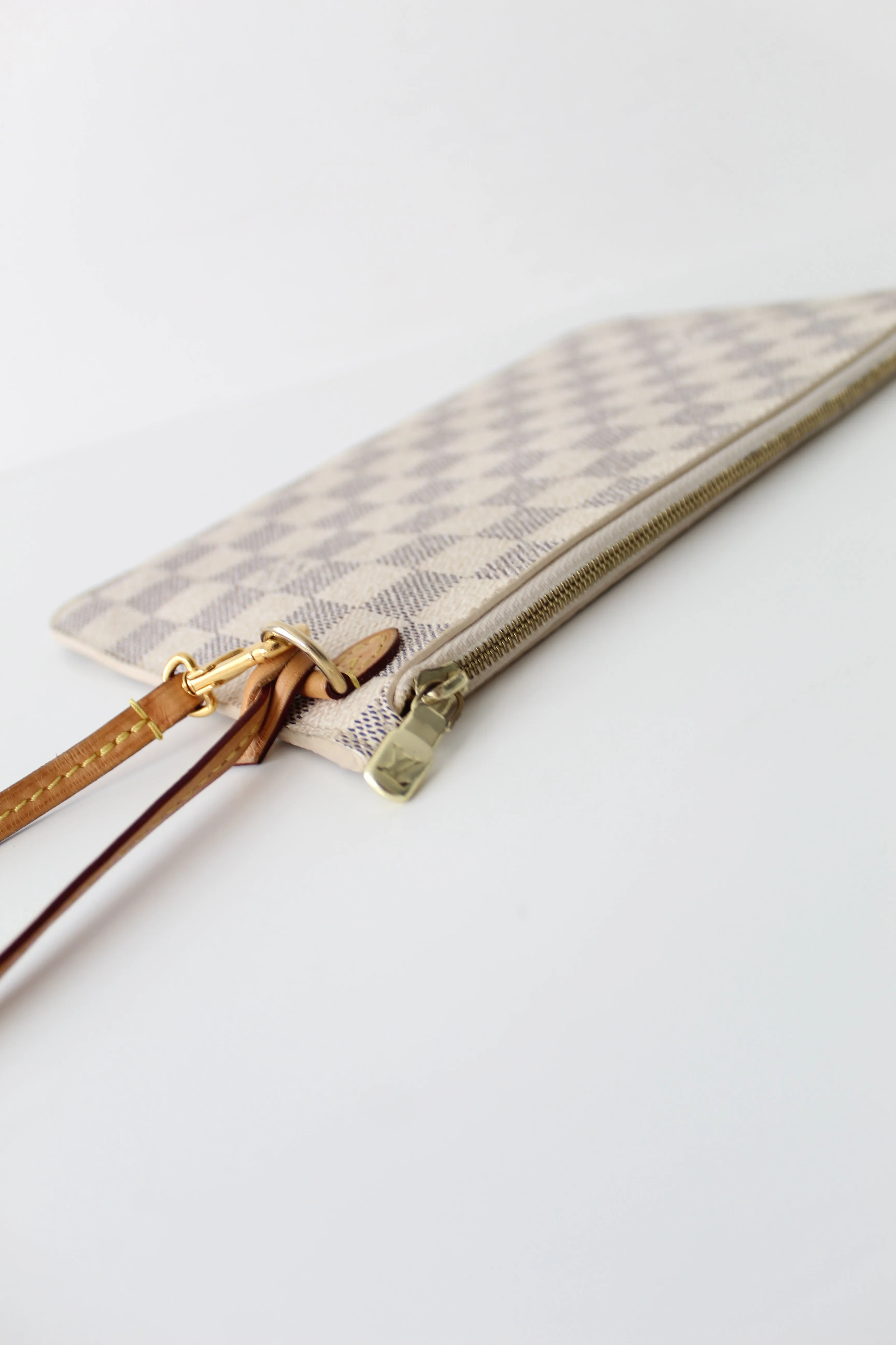 Louis Vuitton Azur Beige Wristlet
