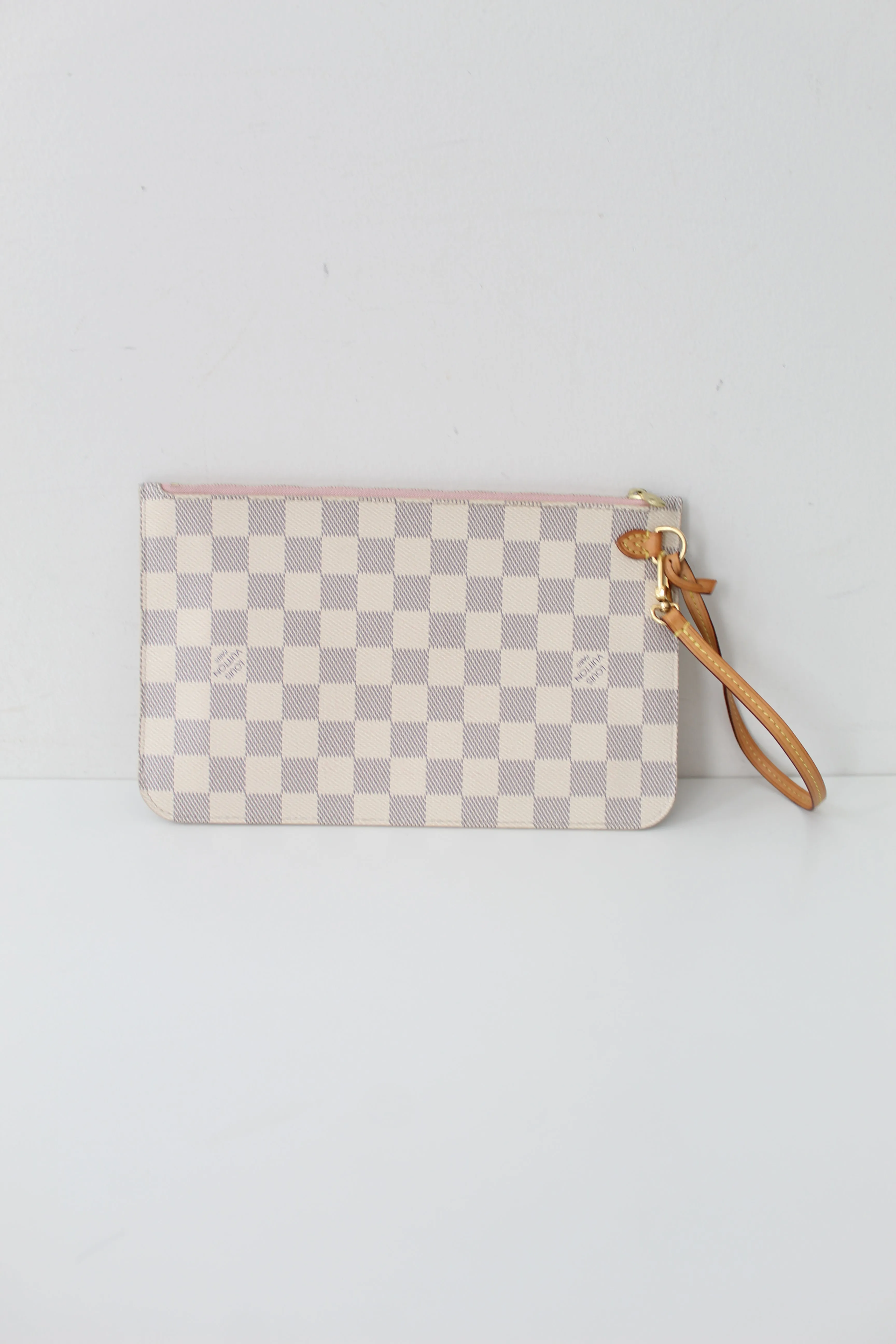 Louis Vuitton Azur Neverfull Wristlet