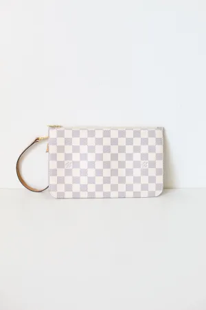 Louis Vuitton Damier Azur Neverfull Pouch