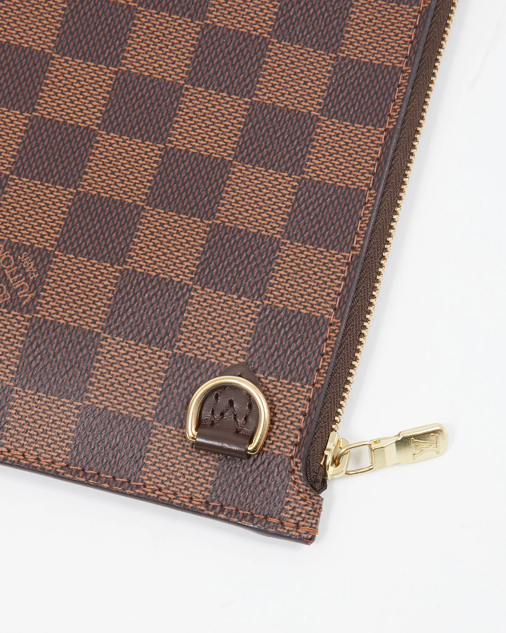 Louis Vuitton Damier Ebene Canvas Pouch (No Wristlet)