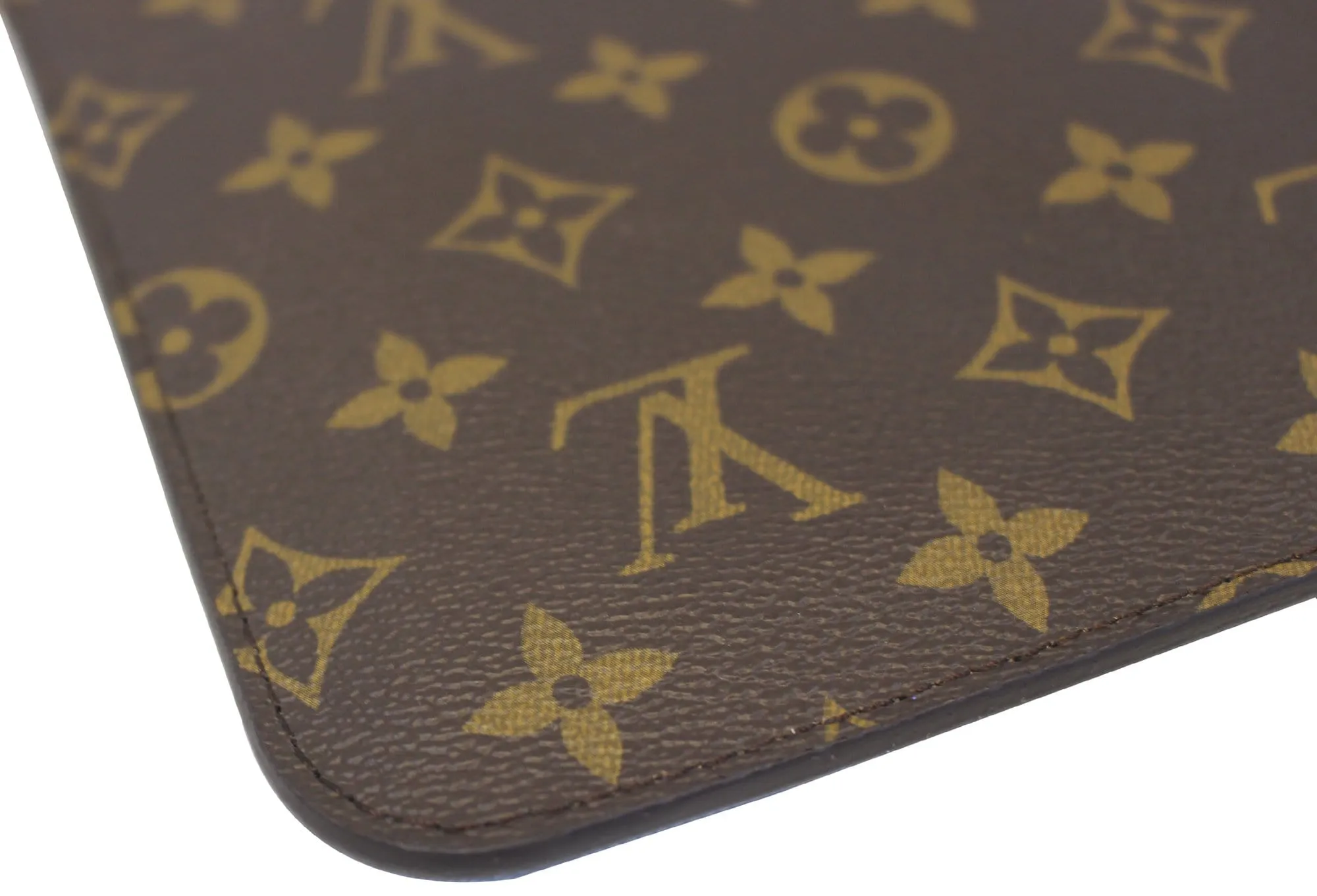 LOUIS VUITTON Monogram Canvas Pochette Wristlet Pouch Neverfull MM