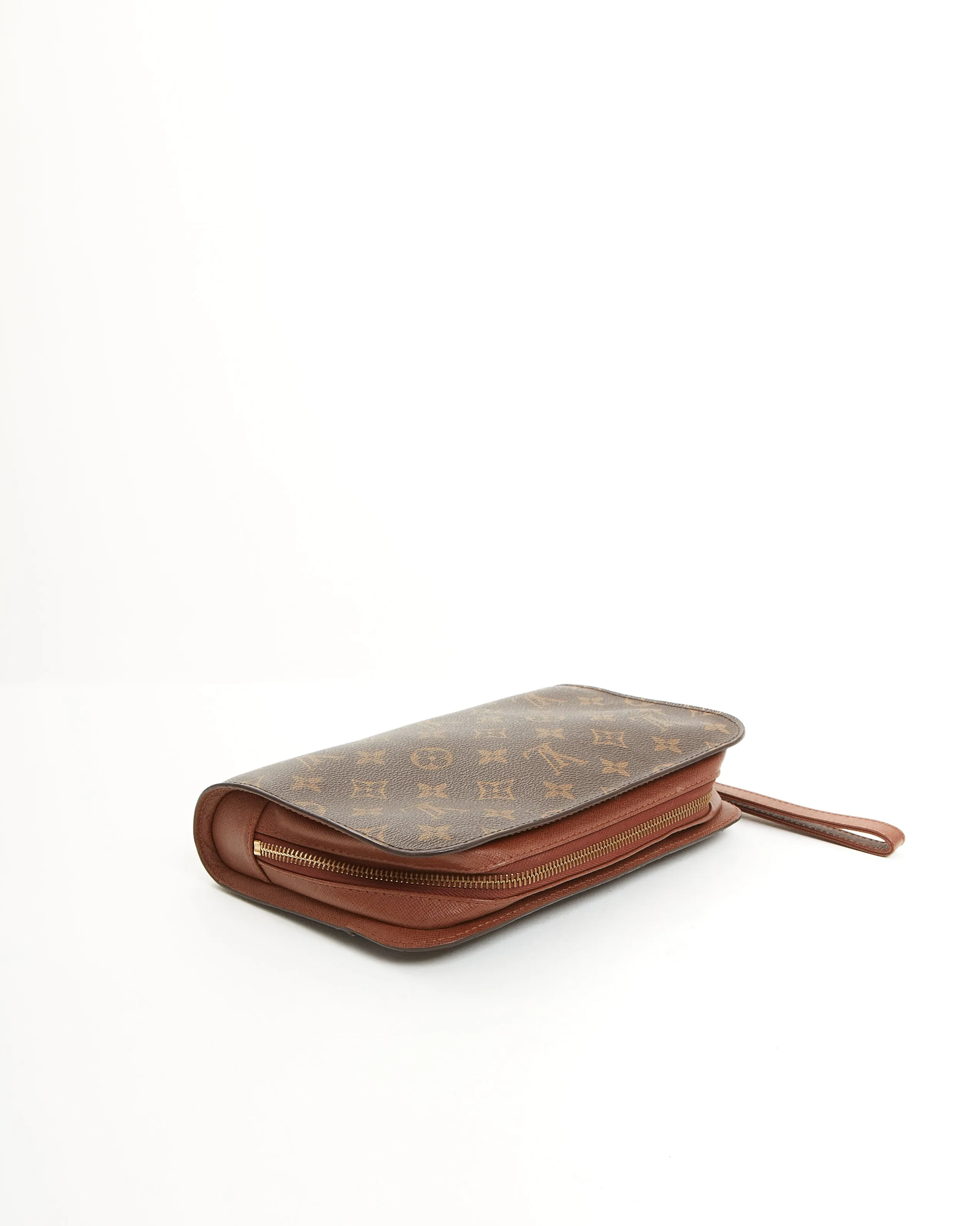 Louis Vuitton Monogram Canvas Wristlet Zip Pouch