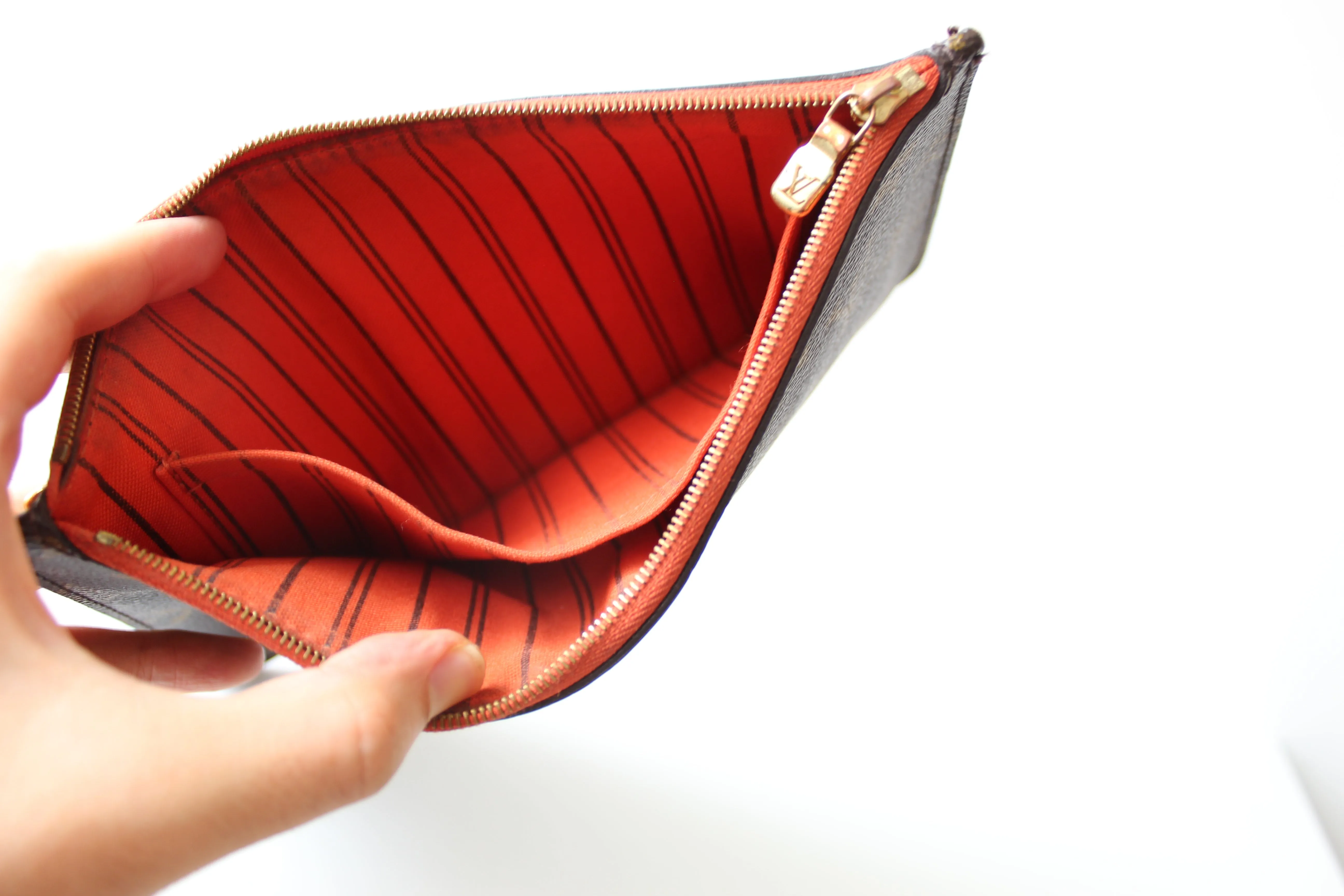 Louis Vuitton Monogram Orange Wristlet