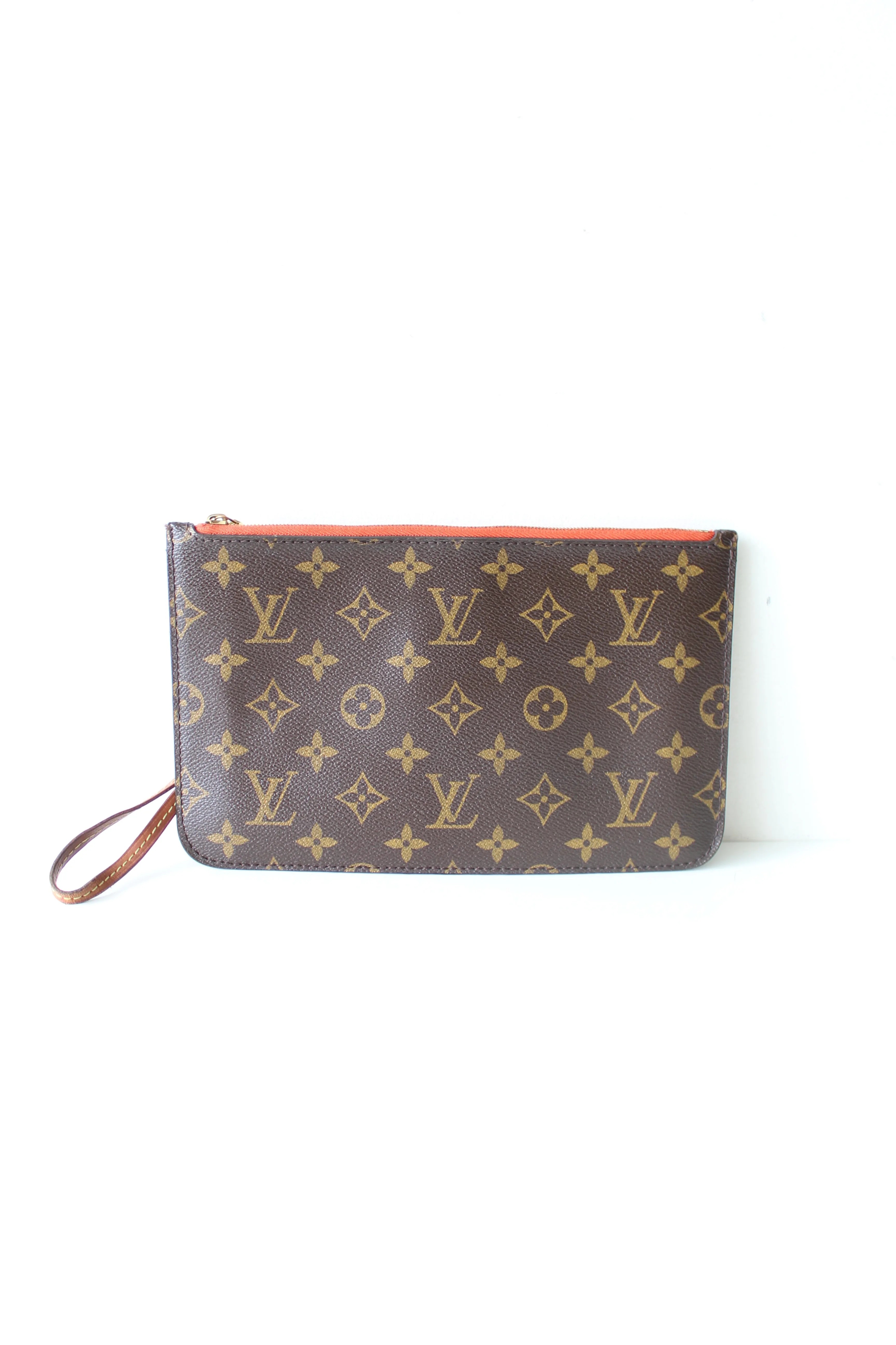 Louis Vuitton Monogram Orange Wristlet