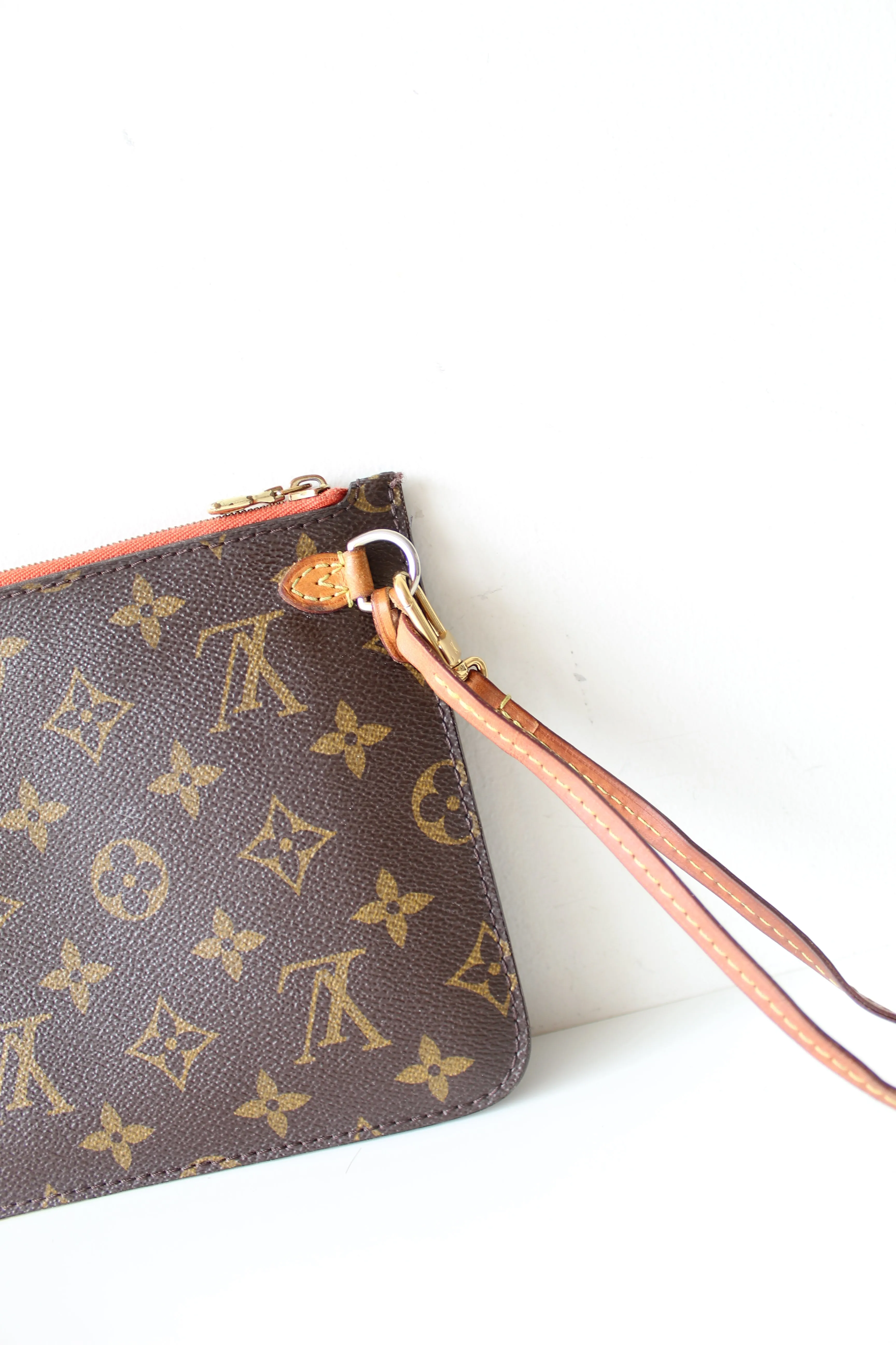 Louis Vuitton Monogram Orange Wristlet