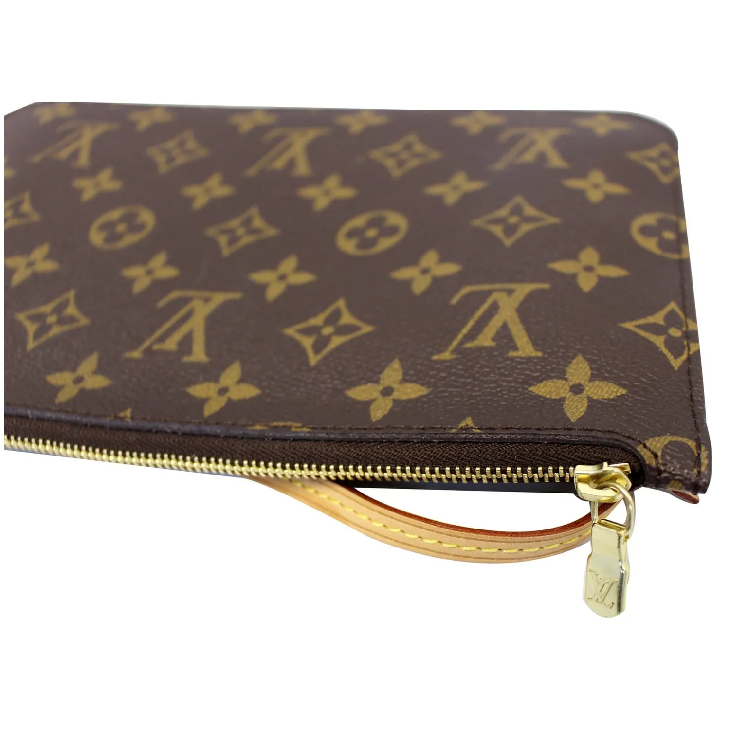 LOUIS VUITTON Pochette Wristlet Pouch Monogram Canvas Neverfull GM