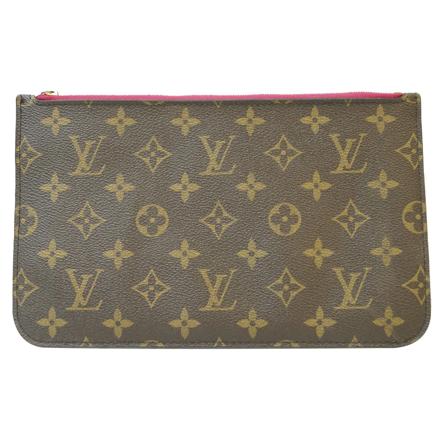 LOUIS VUITTON Pochette Wristlet Pouch Monogram Canvas Neverfull MM