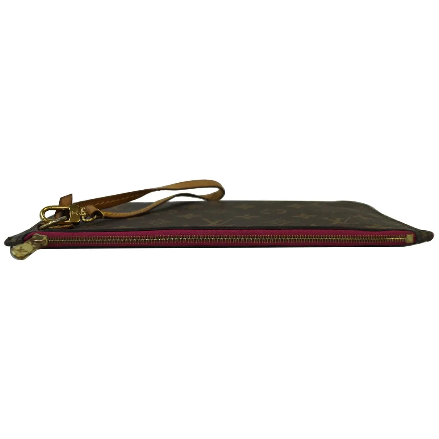 LOUIS VUITTON Pochette Wristlet Pouch Monogram Canvas Neverfull MM