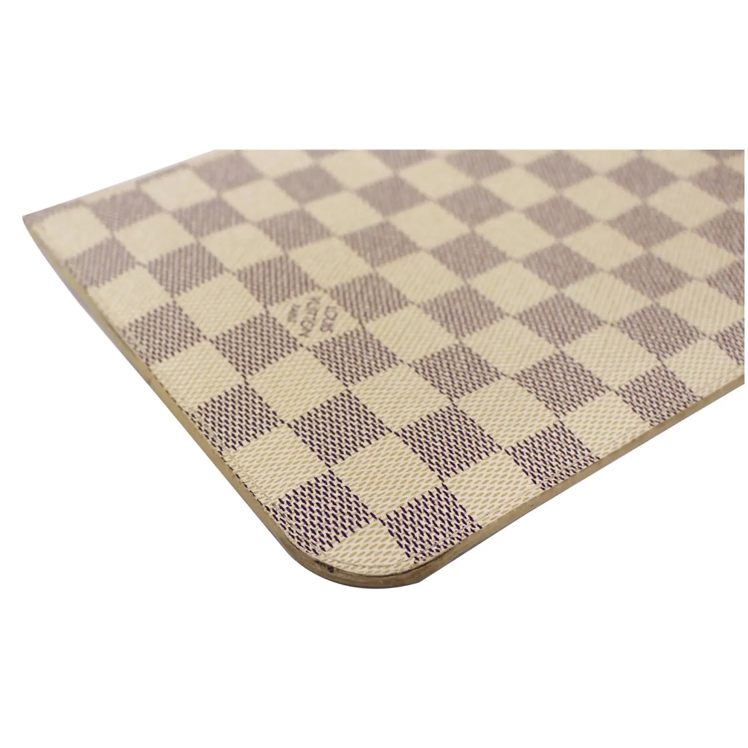 LOUIS VUITTON Pochette Wristlet Pouch Neverfull MM Damier Azur