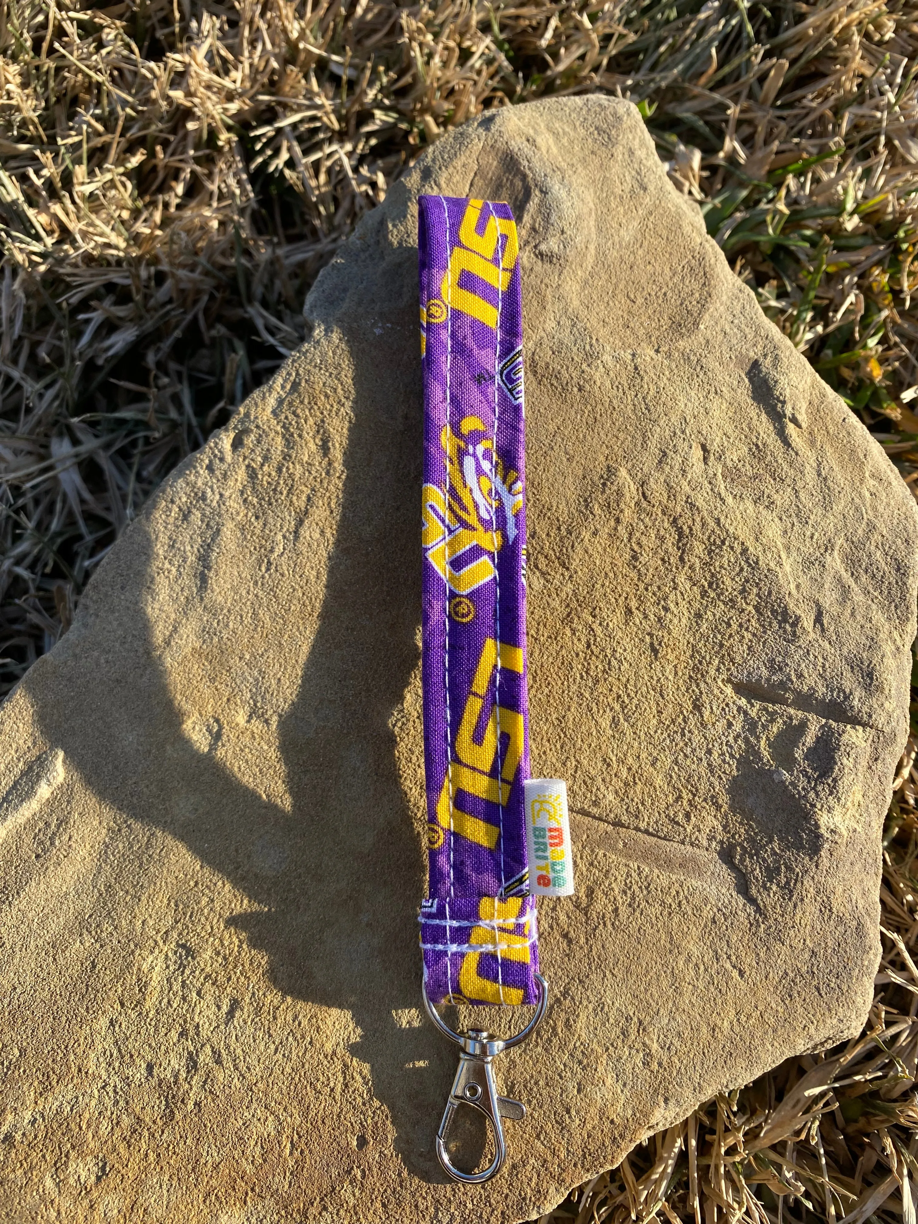 LSU Wristlet Keychain Gift