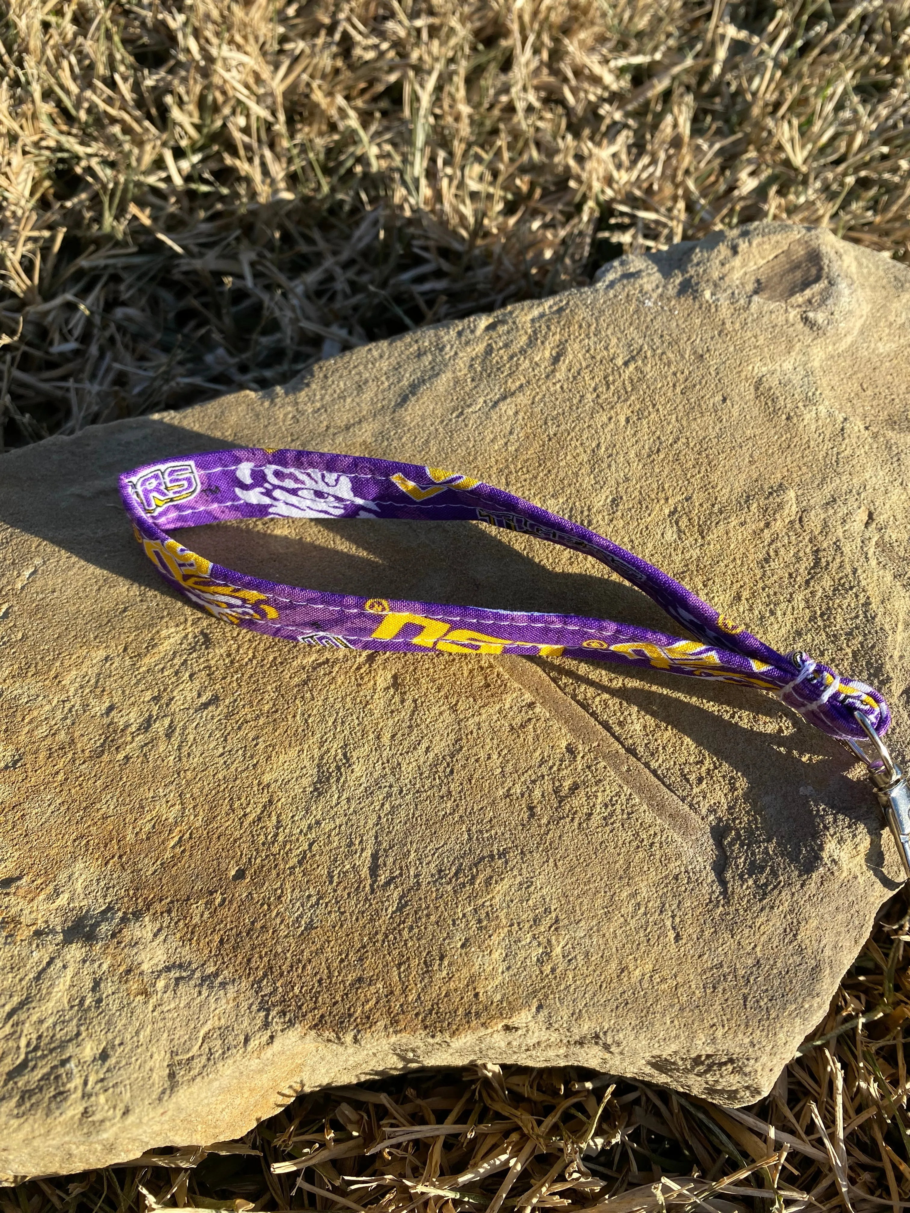 LSU Wristlet Keychain Gift