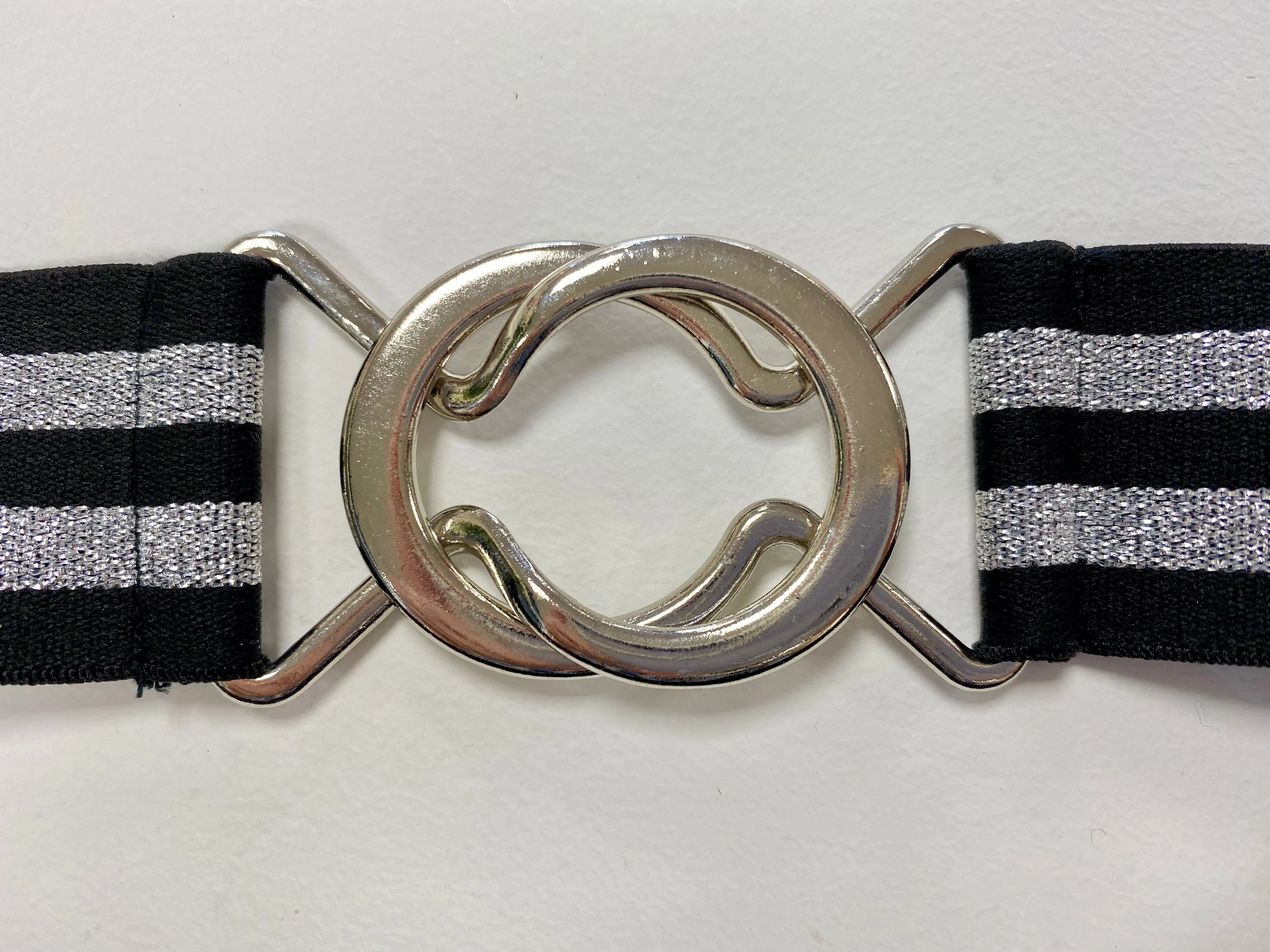 Luella Elastic Twin Stripe Belt