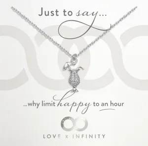 LXI Singapore Sling Pendant- Rhodium