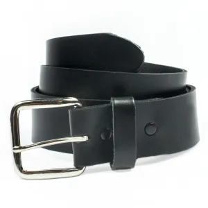 M213   1 1/2" Full Grain Belt- Black