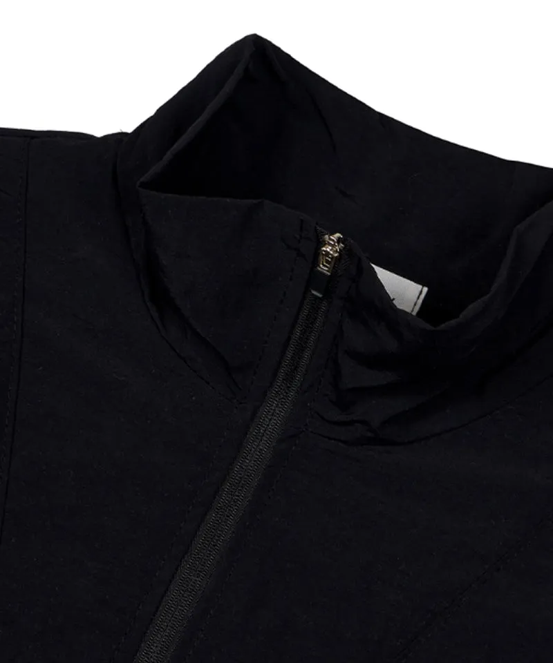 MACKY Golf: Patch Sling Zip-Up Anorak - Black
