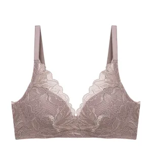 Magnolia Lace Non-Wired Push Up Deep V Bra