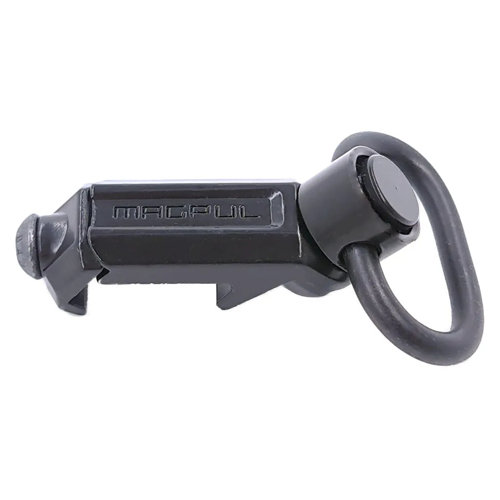 Magpul Replika Slim Sling Rail für 20mm Schiene inkl. QD Swievel - Schwarz