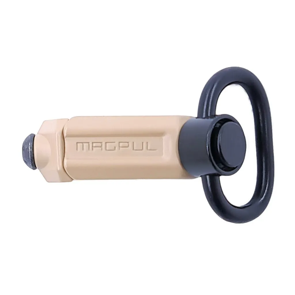 Magpul Replika Slim Sling Rail für 20mm Schiene inkl. QD Swievel - TAN