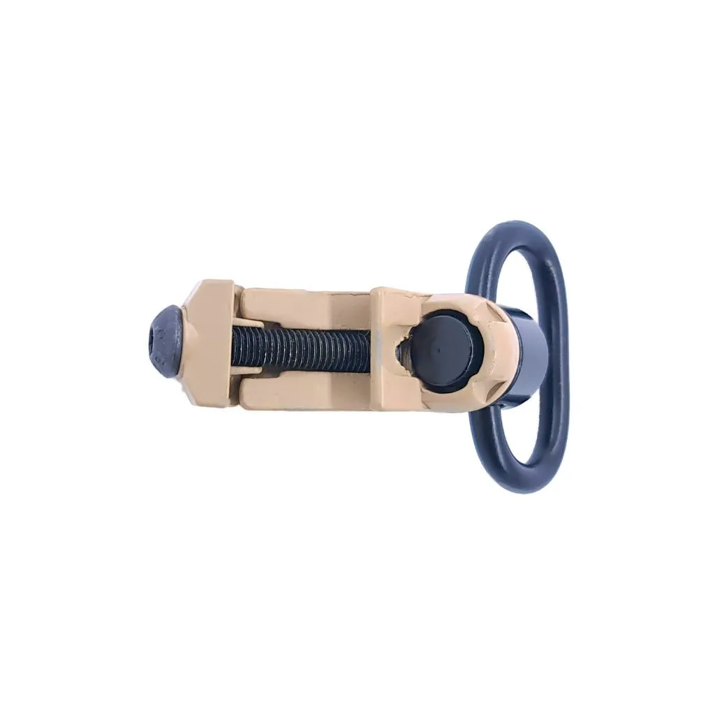 Magpul Replika Slim Sling Rail für 20mm Schiene inkl. QD Swievel - TAN