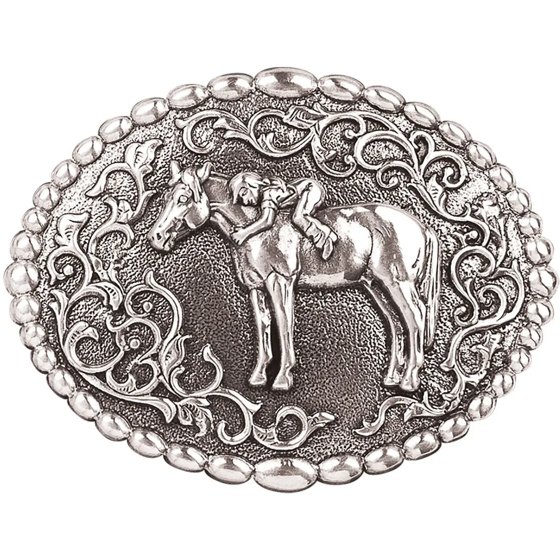 M&F Western Youth First Love Dot Edge Belt Buckle
