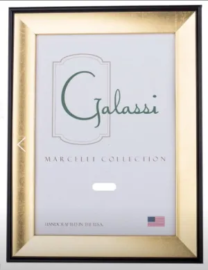 Marcelli Gold Scratched Frame 4" x6"