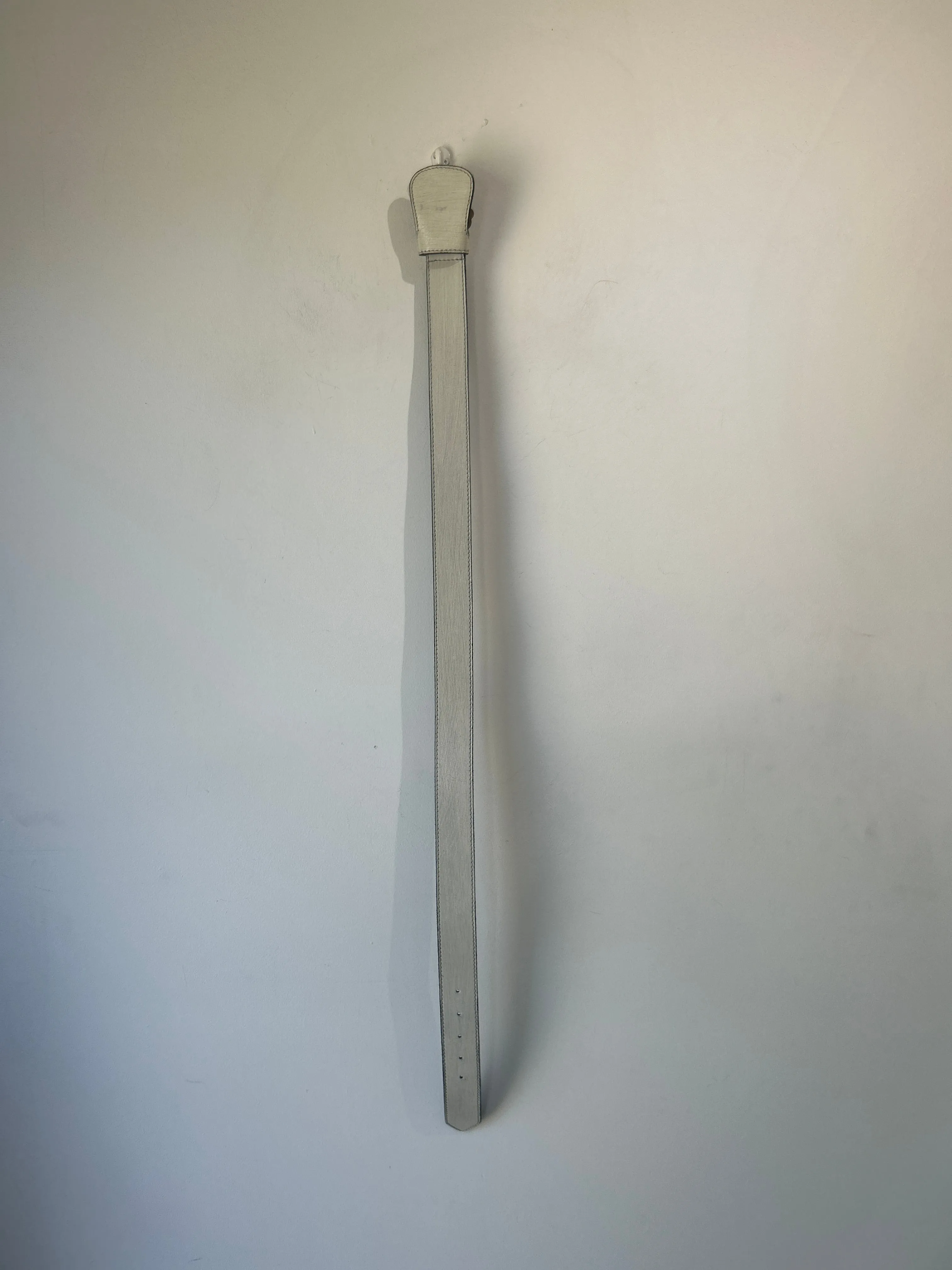 Martin Margiela White Leather Belt