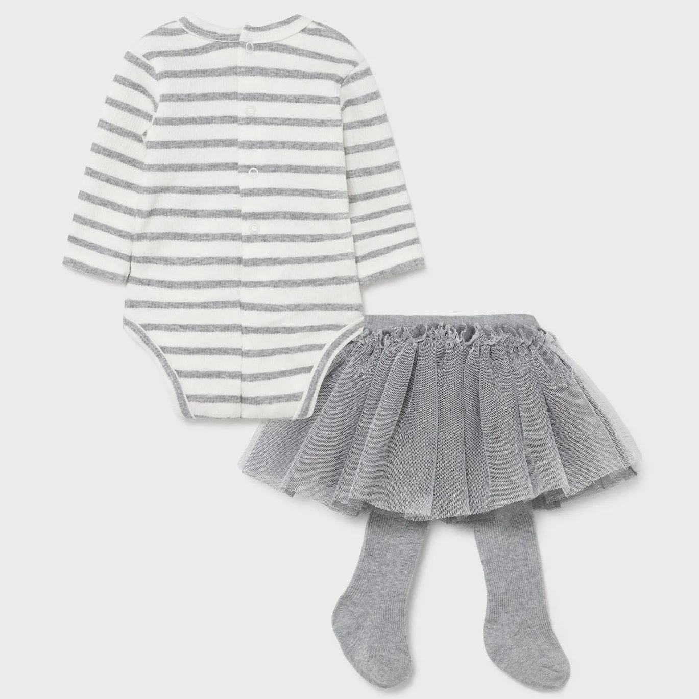 Mayoral Onesie/Skirt/Headband Set - Lead