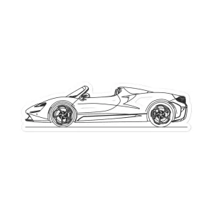 McLaren Elva Silhouette Sticker