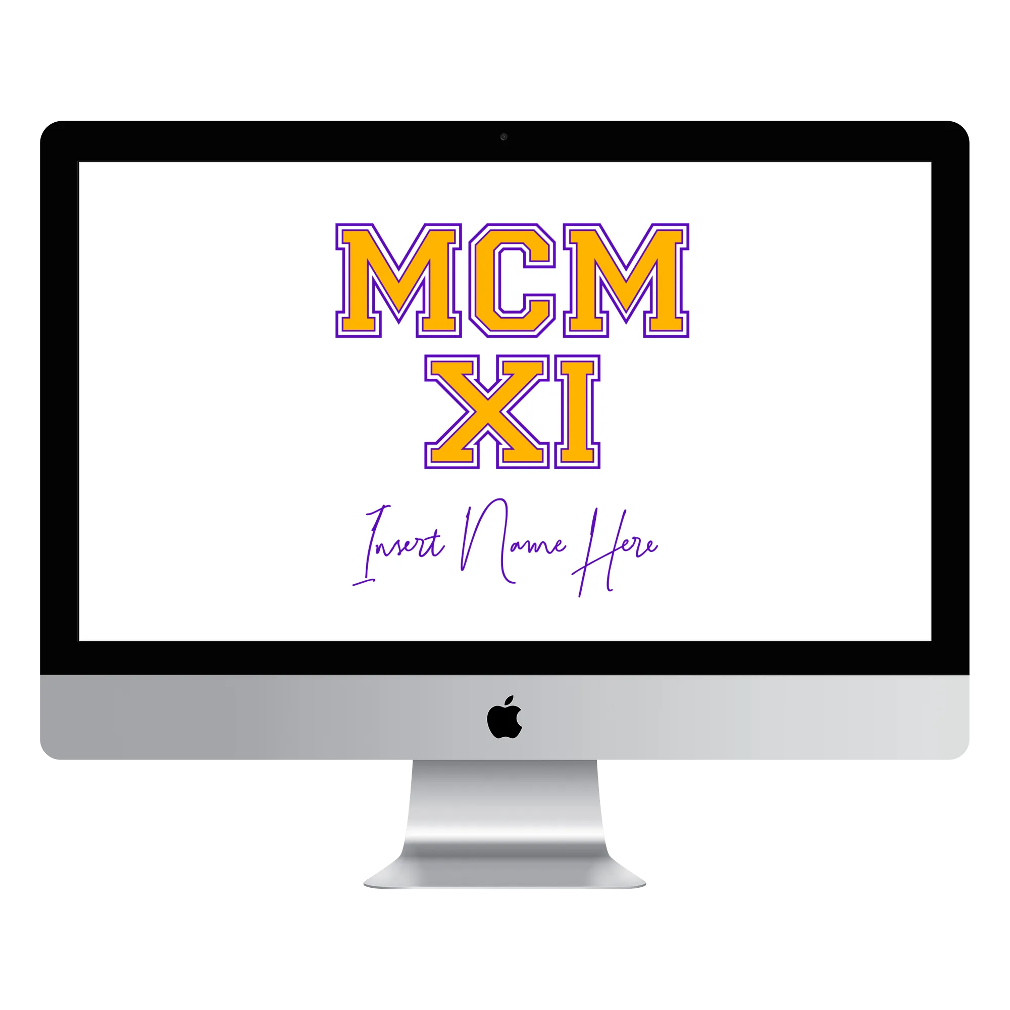 MCMXI Dawgs Edition Custom Desktop Wallpaper (Choose Color)