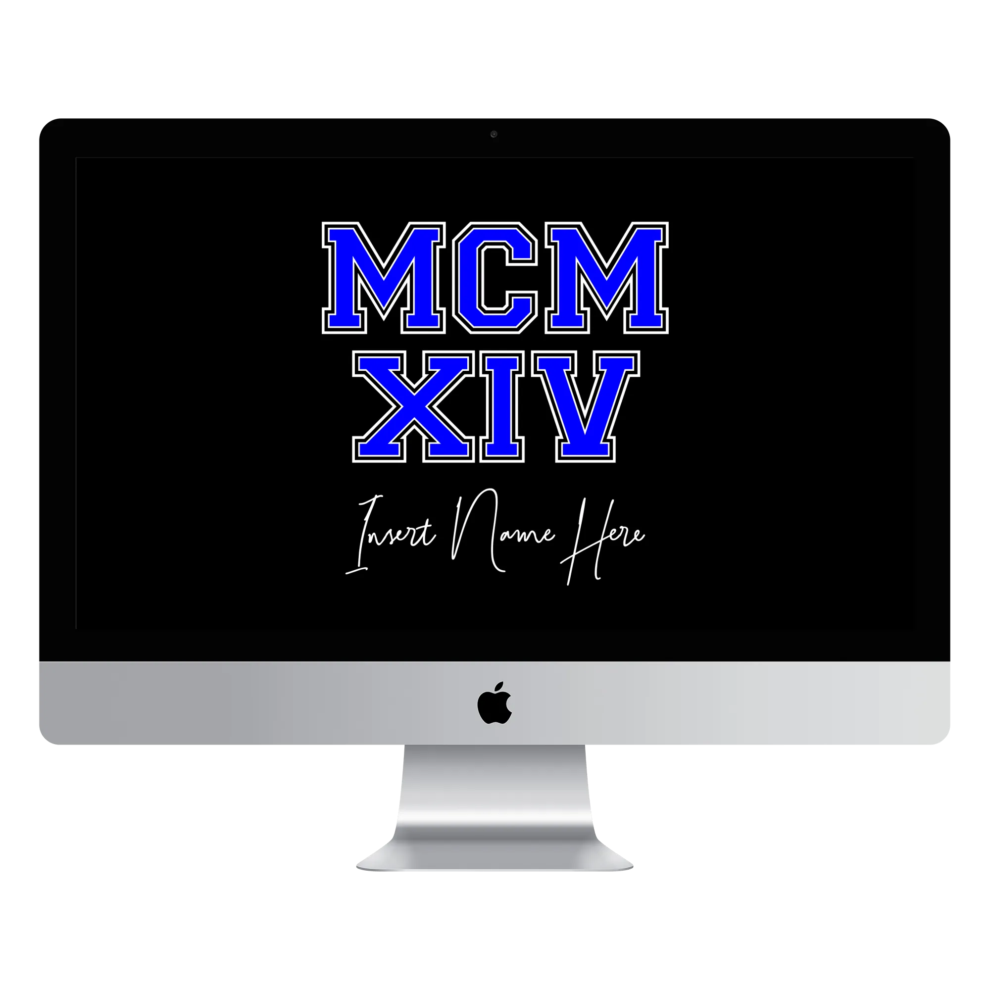 MCMXIV Custom Desktop Wallpaper (Choose Color)