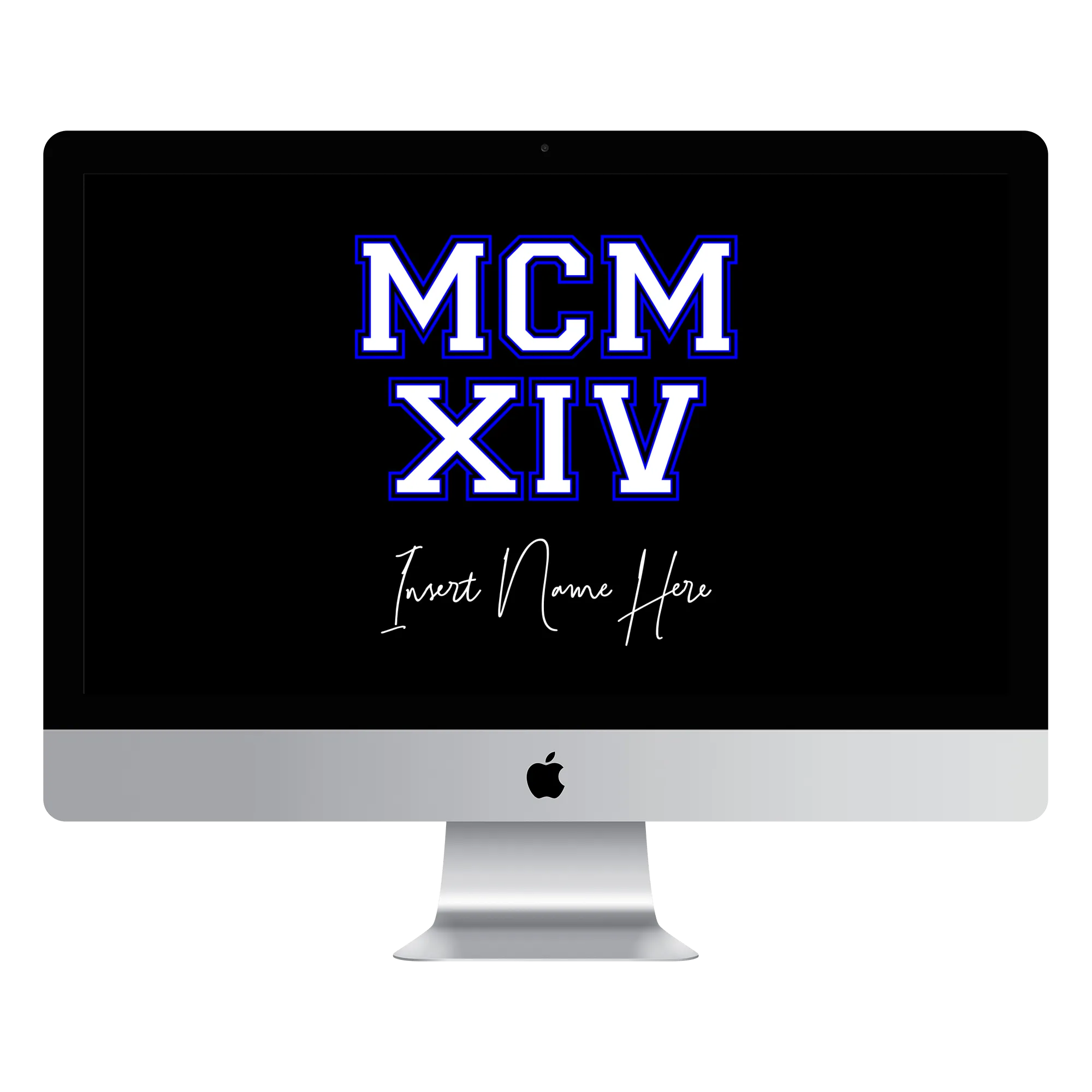 MCMXIV Custom Desktop Wallpaper (Choose Color)