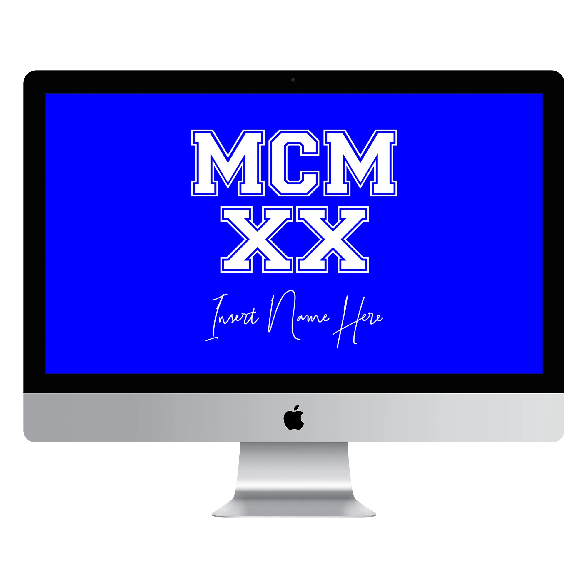 MCMXX Custom Desktop Wallpaper (Choose Color)