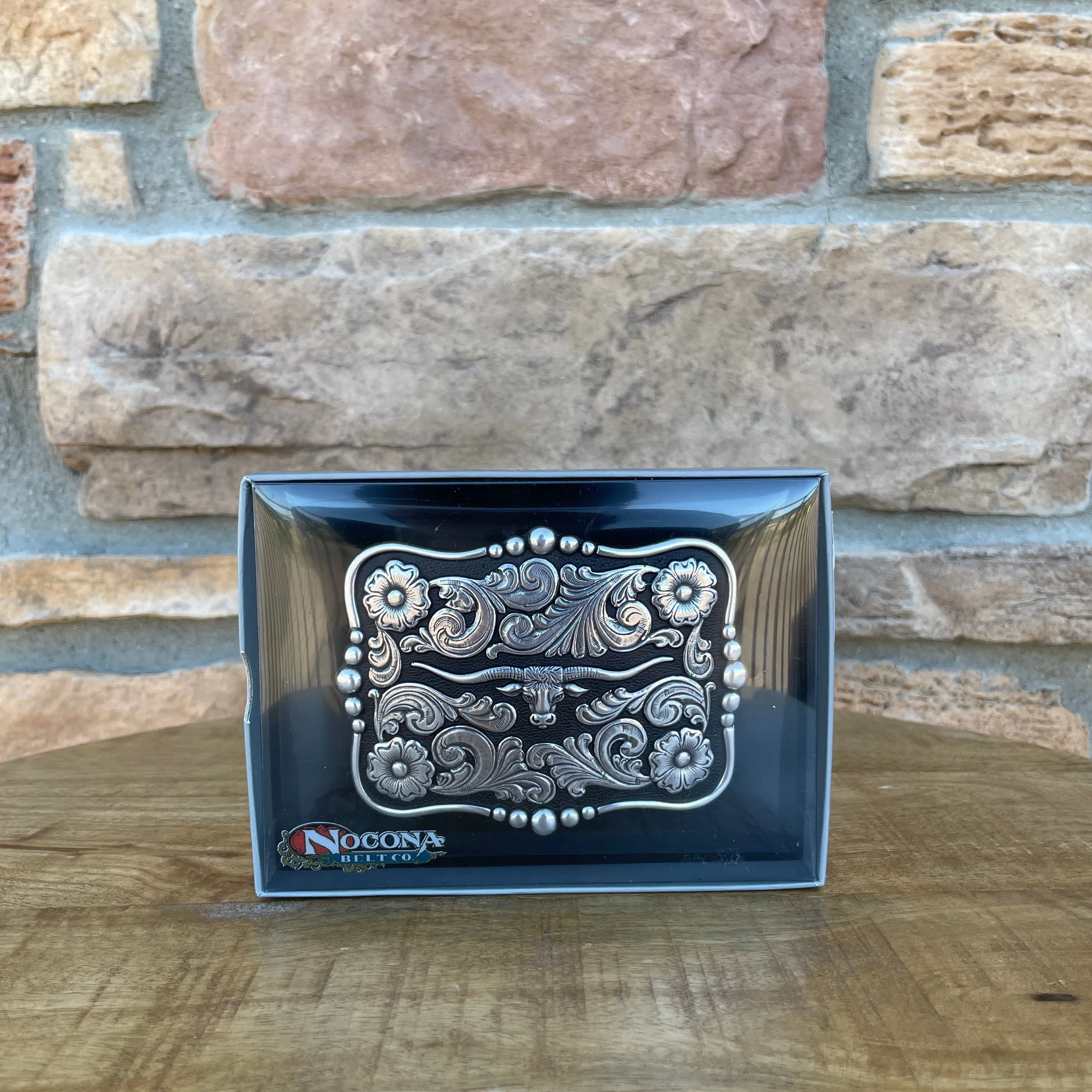 Men’s Silver Nocona Belt Buckle
