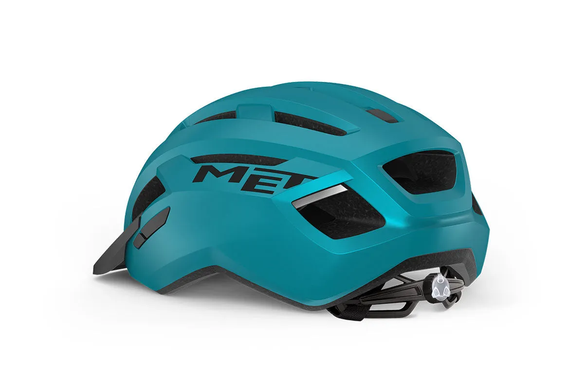 Met Allroad Bike Helmet - Teal Blue - Large