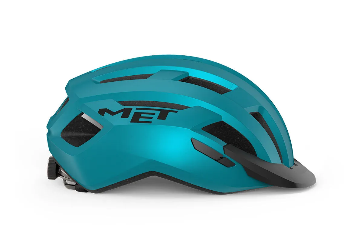 Met Allroad Bike Helmet - Teal Blue - Large
