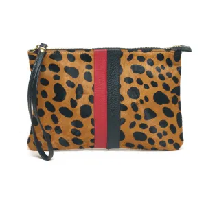 Miami Wristlet Pouch | Cheetah Hair