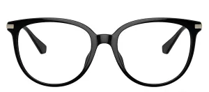 Michael Kors WESTPORT MK 4106U 3005 Round Plastic Black Eyeglasses with Logo Stamped Demo Lenses
