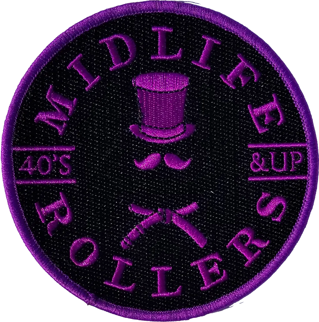 Midlife Rollers Solid Purple Belt Patch