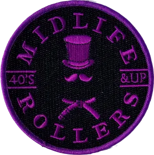 Midlife Rollers Solid Purple Belt Patch