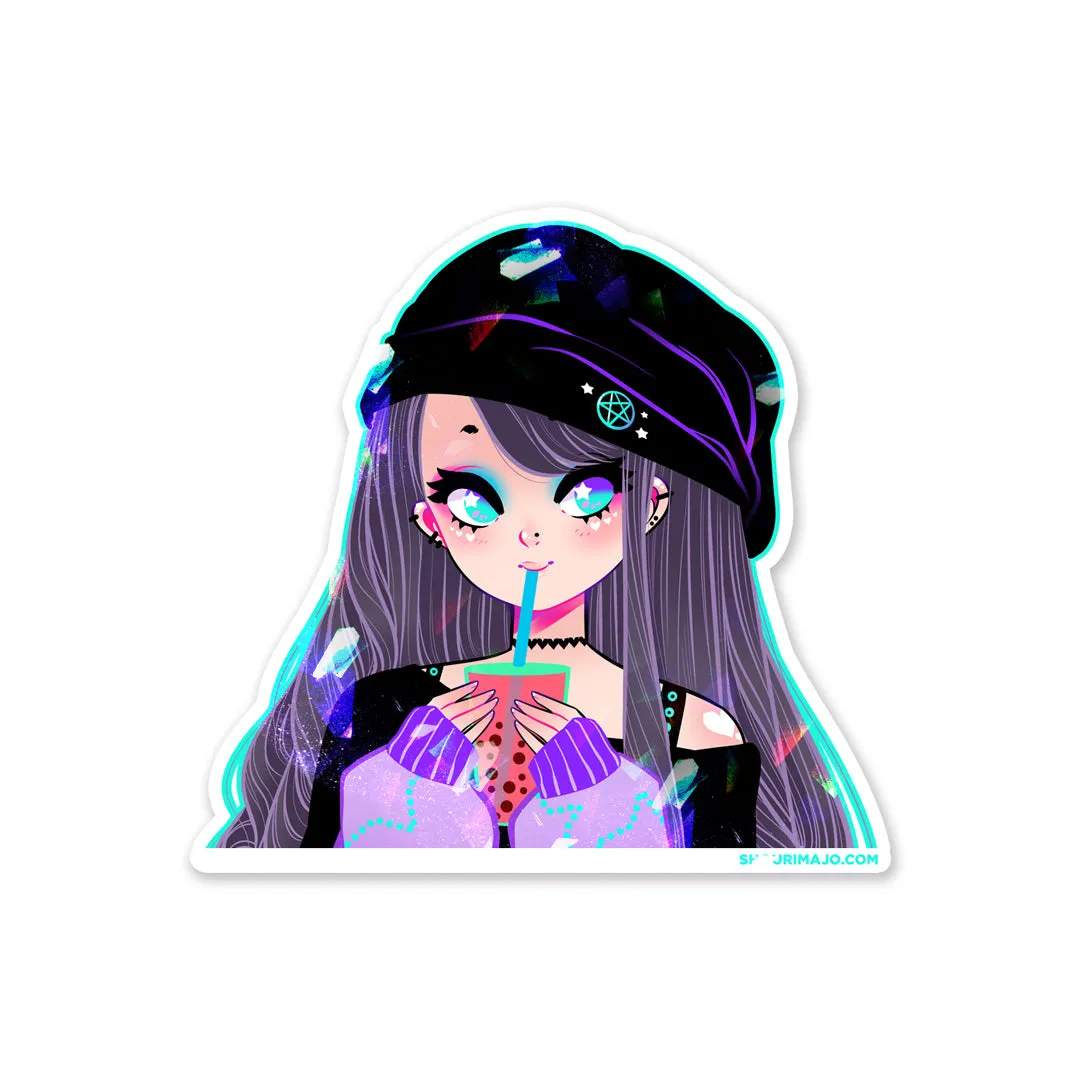 Modern Witch Sparkly Sticker